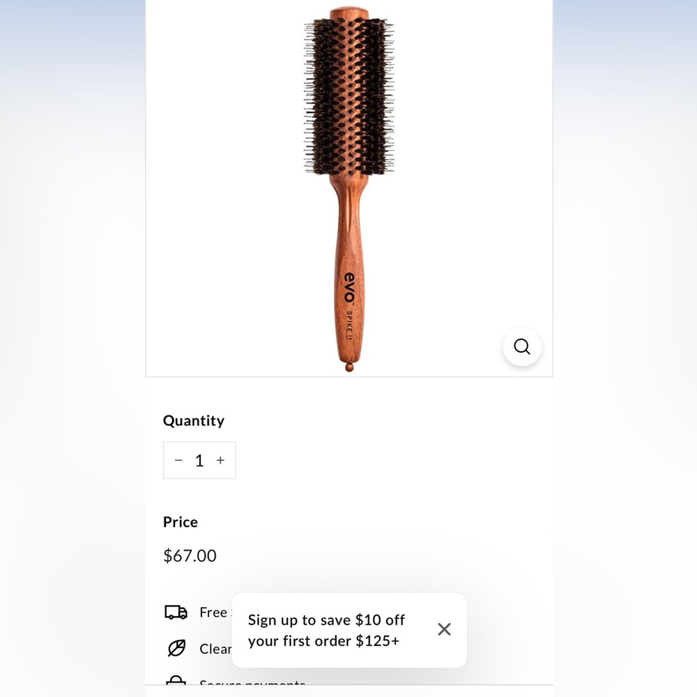 🌜2for$35🌛 New Evo Roundbrush Spike 28